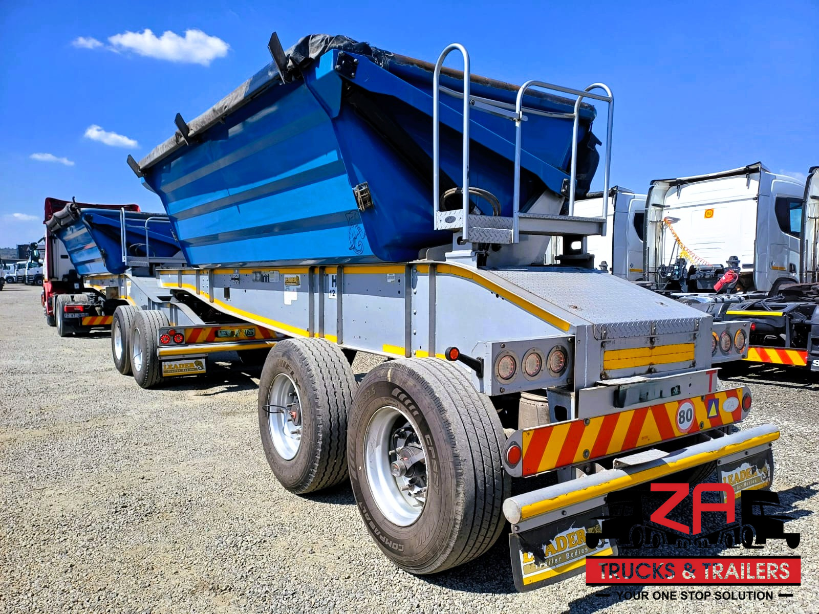 2023 LEADER 18 CUBE SIDE TIPPER TRAILER #53345
